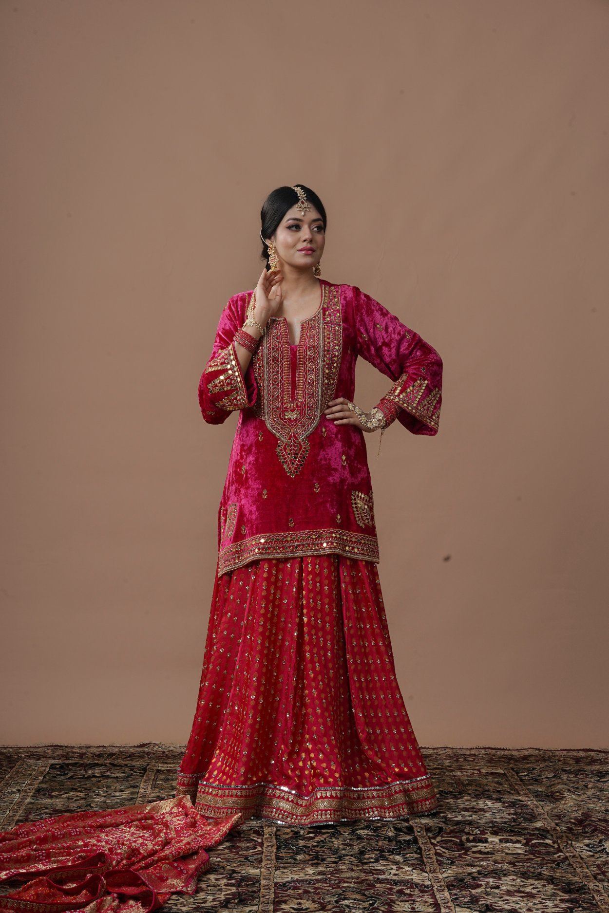 15 Latest Collection of Lehenga with Kurta Designs In India | Kurta  designs, Traditional indian dress, Choli designs